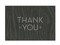 Great Papers! Thank You Note Card and Grey Envelope, Grey Woodgrain, 4.75" x 3.375"(folded), 10 count